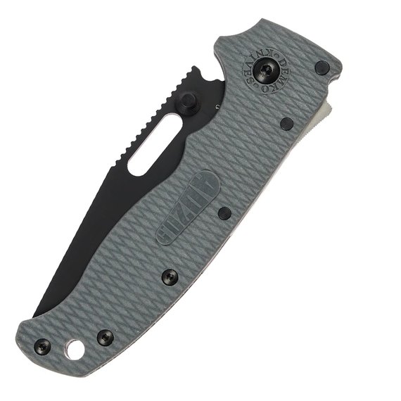 Карманный нож Demko AD20.5 Clip Point D2 Grey Grivory (205-D2-CP-DLC), Покрытие клинка: DLC (Diamond Like Carbon), Цвет : Grey , изображение 4