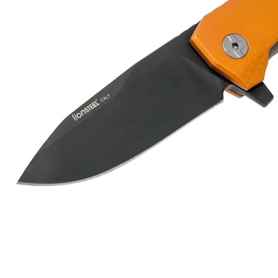 Кишеньковий ніж Lionsteel ROK Aluminum Orange Black (ROK A OB), зображення 3