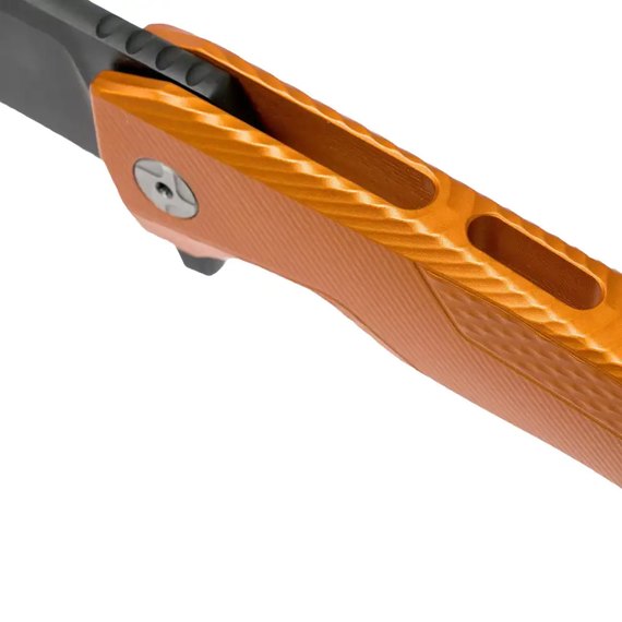 Кишеньковий ніж Lionsteel ROK Aluminum Orange Black (ROK A OB), зображення 5