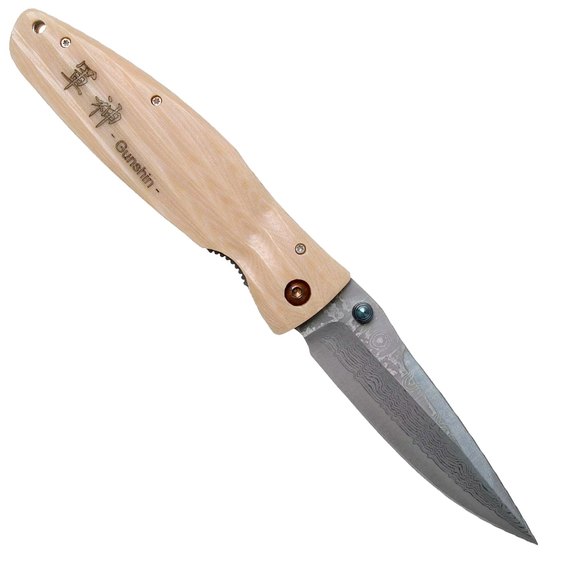 Кишеньковий ніж Mcusta Sengoku Uesugi Kenshin Damascus (MC-0185D), зображення 2