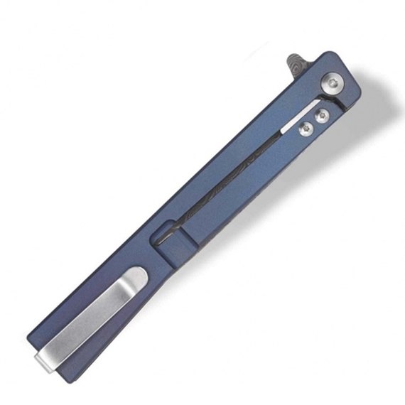 Ніж сувенірний Ocaso Solstice Fat Carbon Blue Damascus (10IFB), Колір: Blue, зображення 2