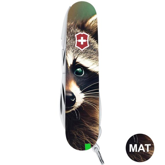 Многофункциональный нож Victorinox Deluxe Tinker Animal Енот 1.4723.3.F1120pw, изображение 4