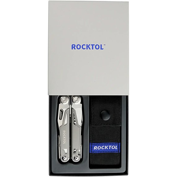 Мультитул Rocktol SK02 19 в 1 з титановим покриттям та нейлоновим чохлом у подарунковій коробці (SK02), зображення 2