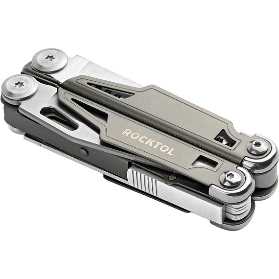 Мультитул Rocktol SK02 19 в 1 з титановим покриттям та нейлоновим чохлом у подарунковій коробці (SK02), зображення 6