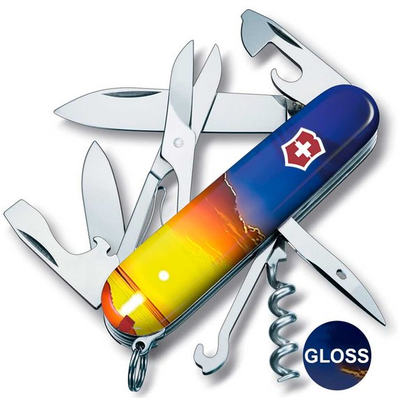 Багатофункціональний ніж Victorinox Climber Ukraine Світанок 1.3703.7.T3220pw
