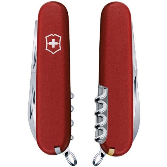 Багатофункціональний ніж Victorinox Huntsman Mat червоний матовий лак 1.3713_M0007p, зображення 2