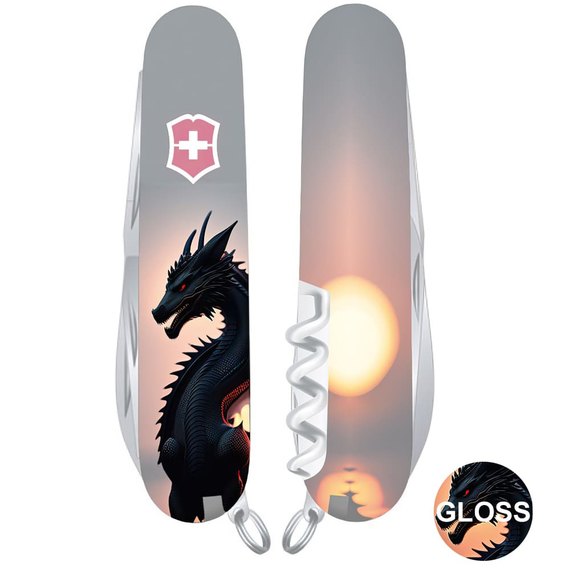 Многофункциональный нож Victorinox Climber Zodiac Дракон в лучах солнца 1.3703.3.Z3270p, изображение 5