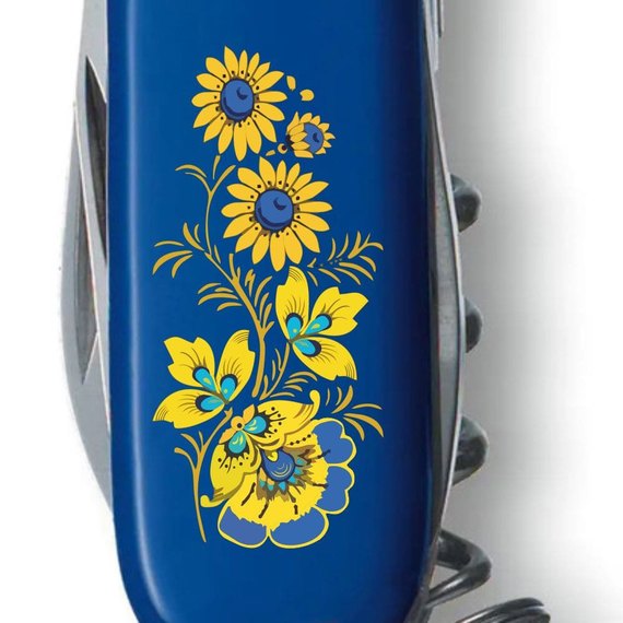 Многофункциональный нож Victorinox Spartan Ukraine 1.3603.2_T1050u, Цвет : Синий, изображение 3