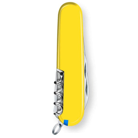 Багатофункціональний ніж Victorinox Huntsman Ukraine синьо-жовтий 1.3713.2.8, зображення 5