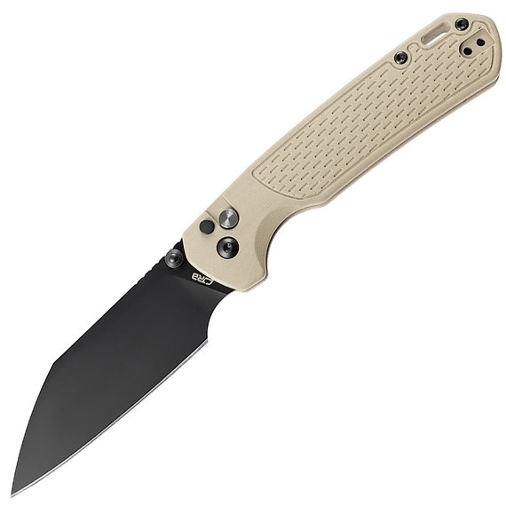 Кишеньковий ніж CJRB Pyrite Light Large Black Blade desert (J1945L-BDE)