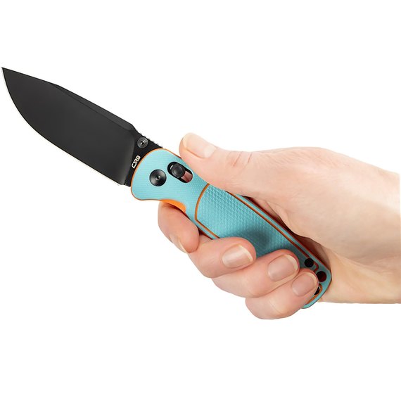 Кишеньковий ніж CJRB Shale Black Blade blue/orange (J1943-BBO), зображення 5