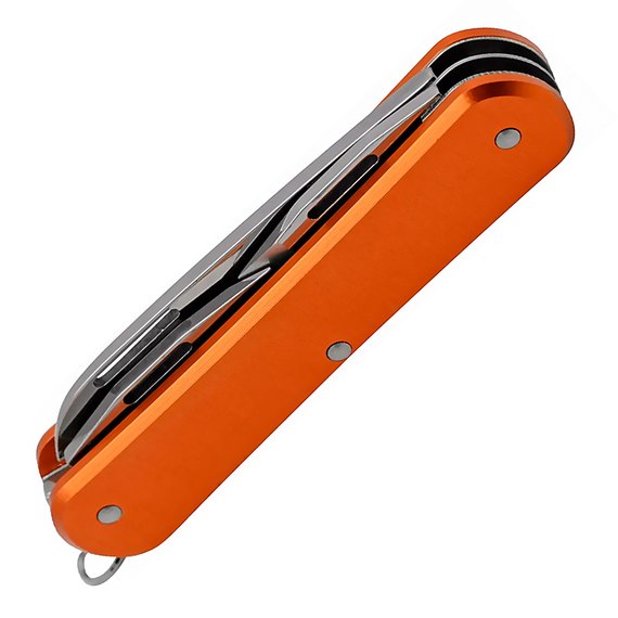 Многофункциональный нож Fox Vulpis Aluminium orange (FX-VP130-3 OR), Цвет : Оранжевый, Материал рукояти: Алюміній, изображение 4