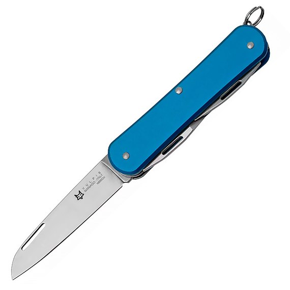 Багатофункціональний ніж Fox Vulpis Aluminium blue (FX-VP130-3SB), Колір: Синій, Матеріал рукояті: Алюміній, зображення 2