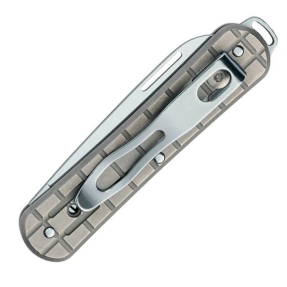Маленький складной нож Fox Vulpis Granade Pattern Titanium gray (FX-VPGP130 TI), Цвет : Серый, Материал рукояти: Титан, изображение 2