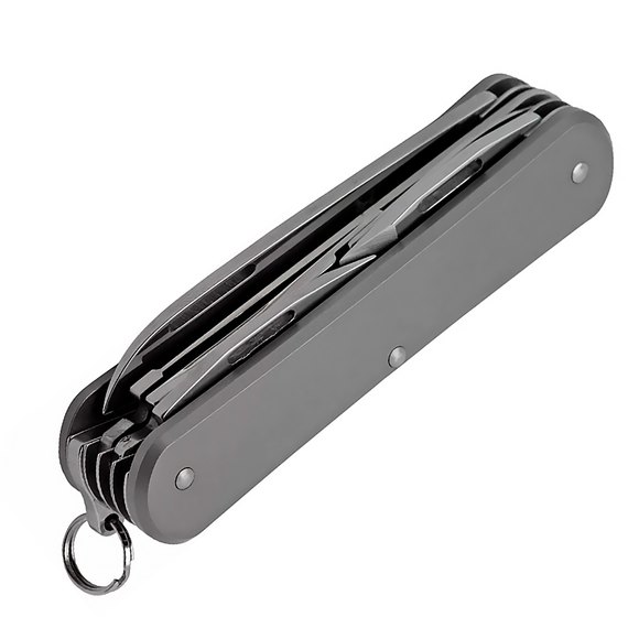 Многофункциональный нож для выживания Fox Vulpis Titanium gray (FX-VP130-SF5 TI), Цвет : Серый, Материал рукояти: Титан, изображение 6