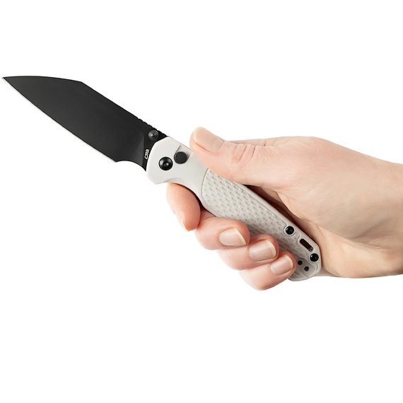 Кишеньковий ніж CJRB Pyrite Light Black Blade light grey (J1945-BGY), зображення 5