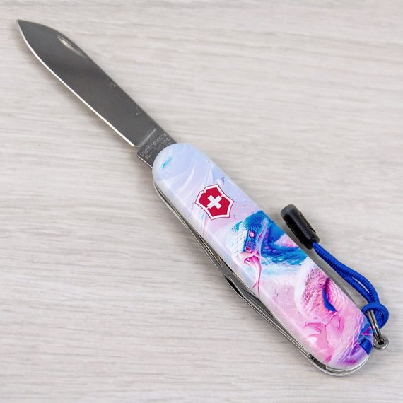 Многофункциональный коллекционный нож Victorinox Spartan Zodiac Волшебная змея (1.3603.7.Z4220pk), изображение 6