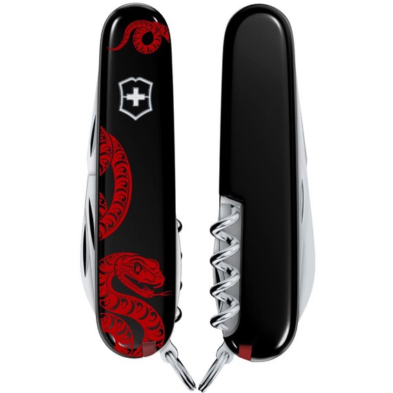 Многофункциональный коллекционный нож Victorinox Spartan Zodiac Красная змея (1.3603.3.Z4361u), изображение 3