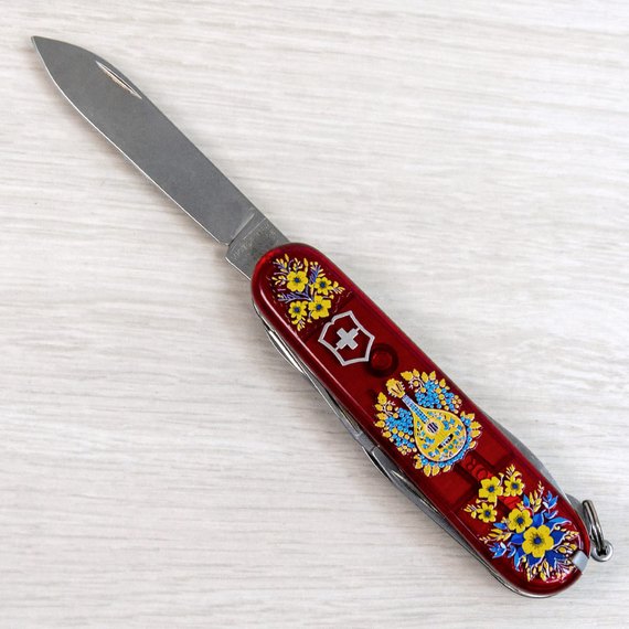 Многофункциональный сувенирный нож Victorinox Climber Ukraine Украинские мотивы (1.3703.T.T1370u)