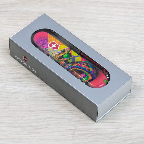 Многофункциональный коллекционный нож Victorinox Huntsman Zodiac Змея-теннисист (1.3713.Z4300pk), изображение 6
