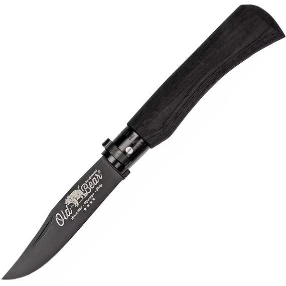 Нож туристический Old Bear Total Black L (9303/21_MNN), Общая длина, мм: 210 мм