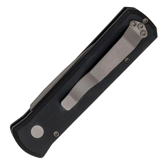 Автоматический выкидной нож Pro-Tech Godson 720 Aluminum Black Bead Blasted (01PT080), изображение 3