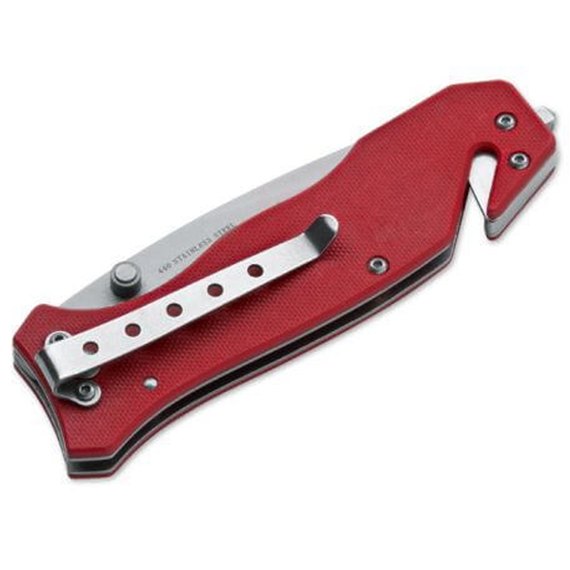 Карманный нож Boker Magnum Fire Dept. 01MB366, Цвет : Красный, изображение 2
