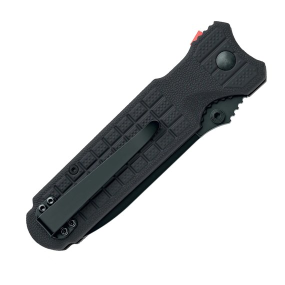 Ніж Fox Predator II black (FX-446 BS), Колір: Чорний, Марка сталі: N690Co, Матеріал рукояті: Еластополімер Forprene, зображення 2