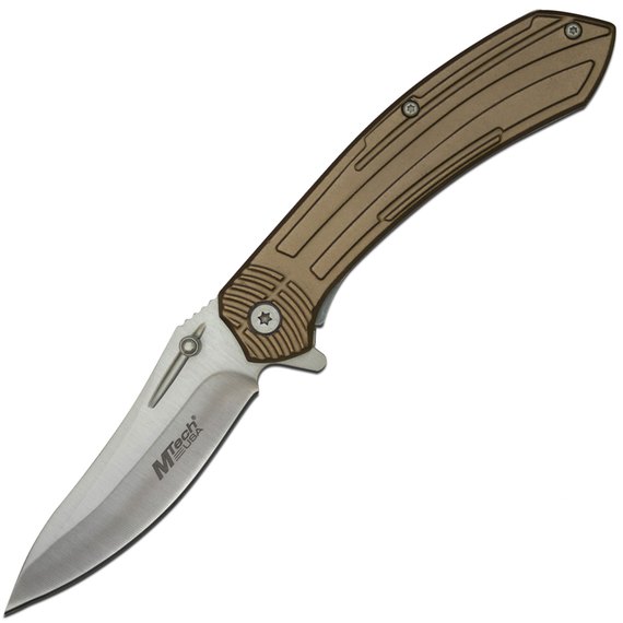Карманный нож Mtech MT-A1201TN, Покрытие клинка: Satin, Цвет : Коричневый