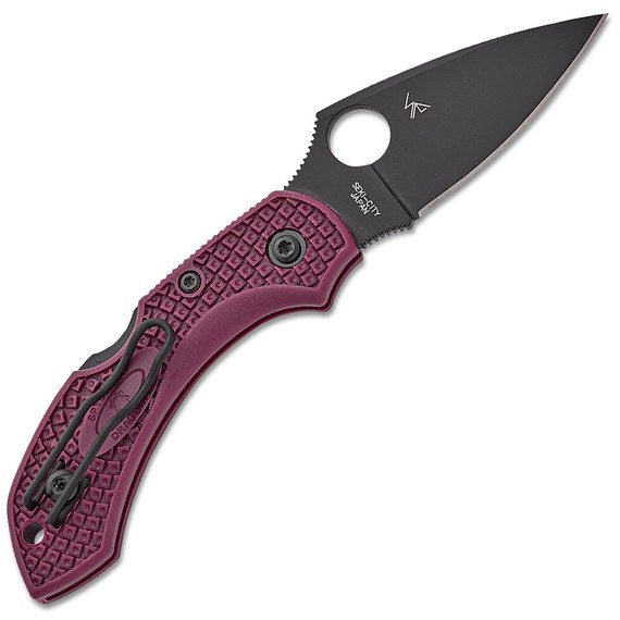 Кишеньковий ніж Spyderco Dragonfly 2 Lightweight BB Micro-Melt PD1 FRN Burgundy (C28BGBKP2), зображення 2