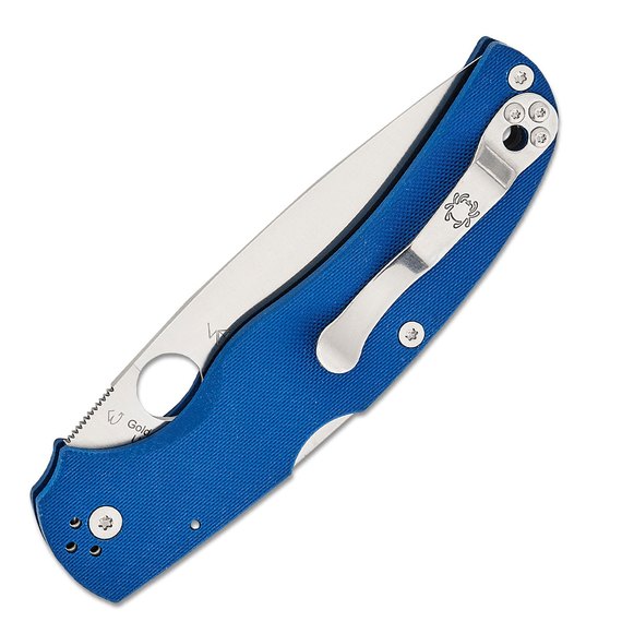 Карманный нож Spyderco Native Chief CPM SPY27 G-10 Cobalt Blue (C244GPCBL), изображение 4