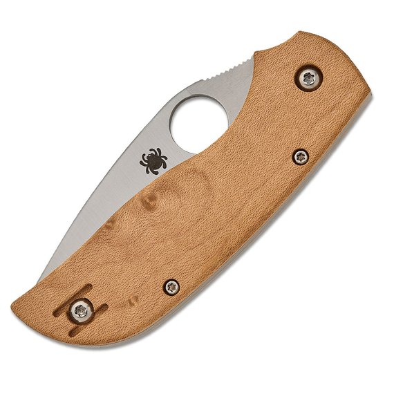 Джентльменський ніж Spyderco Chaparral Slipit Birdseye Maple CTS XHP Wood (C152NLWDP), зображення 3