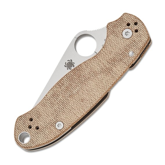 Кишеньковий ніж Spyderco Para 3 CPM Cru-Wear Micarta Brown (C223MPCW), зображення 3