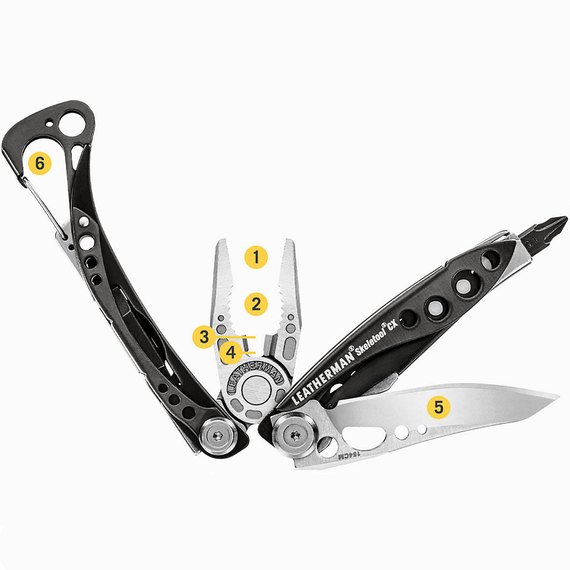 Мультитул Leatherman Skeletool CX OD Green (833139), зображення 5