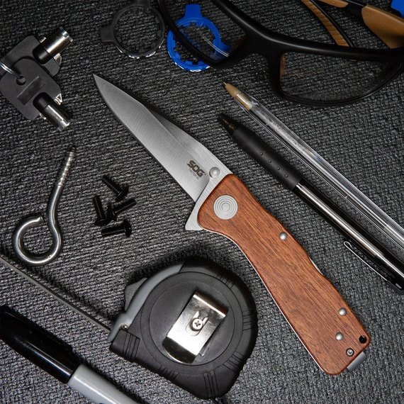 Нож туристический SOG Twitch XL (TWI24-CP), Цвет : Коричневый, изображение 8