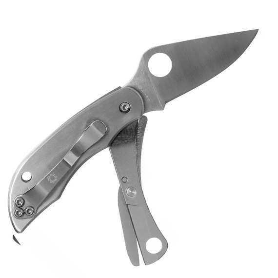 Маленький складний ніж Spyderco ClipiTool Scissors Stainless Steel (C169P), зображення 5