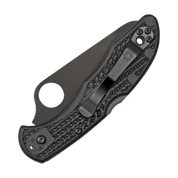 Нож рыбацкий Spyderco Salt 2 Black Blade H-1 Serrated FRN Black (C88SBBK2), изображение 2