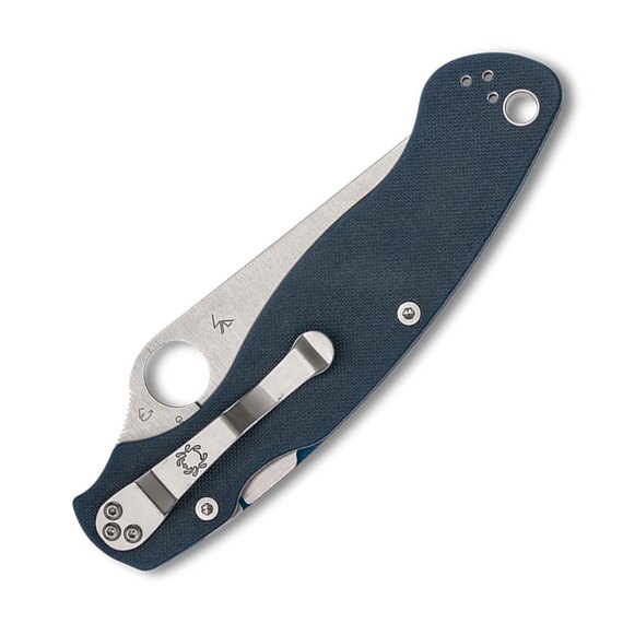 Карманный нож Spyderco Military 2 CPM SPY27 G-10 Cobalt Blue (C36GPCBL2), изображение 3
