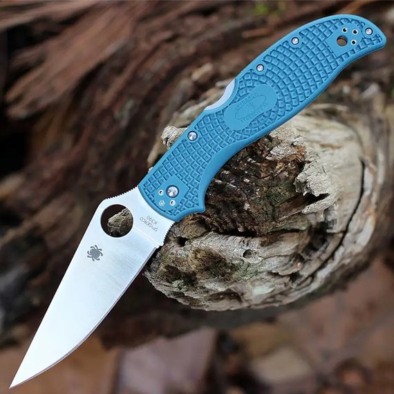 Карманный нож Spyderco Stretch 2 XL Lightweight K390 FRN Blue (C258FPK390), изображение 5
