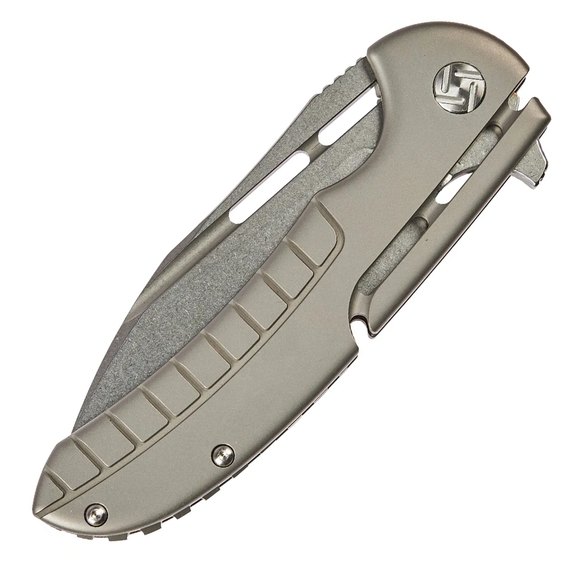 Кишеньковий ніж Artisan Valor S35VN Titanium Gray (1850G-GY), зображення 3