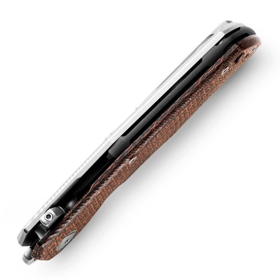 Кишеньковий ніж Lionsteel Q4ttro Green Burlap Micarta (Q4 BGR), зображення 3