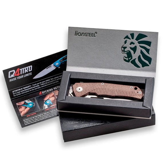 Карманный нож Lionsteel Q4ttro Titanium Bronze (Q4 BR), изображение 7