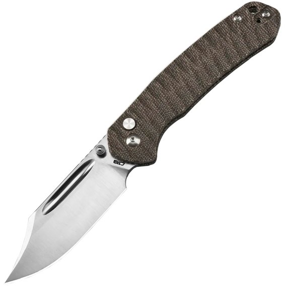 Кишеньковий ніж CJRB Bowie Pyrite AR-SFII Micarta OD Green (J1942-ODG)