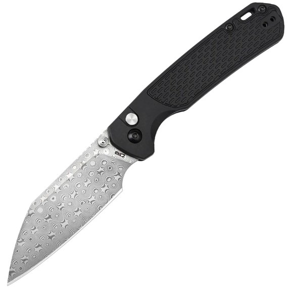 Карманный нож CJRB Pyrite-Light Damascus FRN Black (J1945D-BK)