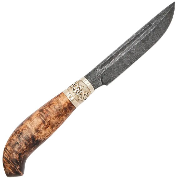 Колекційний ніж R.A.Knives Фінка Мала Дамаск (391.02.49)