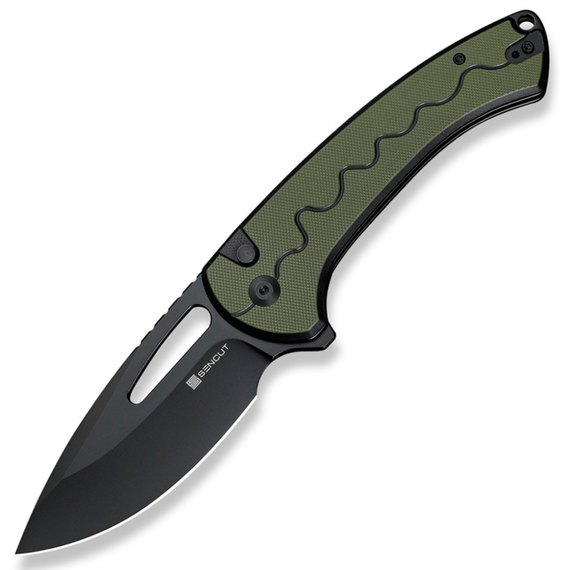 Карманный нож Sencut Squiggy Black/Green (S24082A-2)