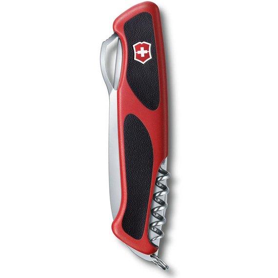 Многофункциональный нож Victorinox Delemont, RangerGrip 61, 130 мм, красный/черный 0.9553.MC