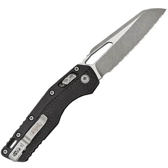 EDC ніж Microtech MSI Tri-Grip Injection Molded Apocalyptic Serrated Black (210T-12APPMBK), зображення 2