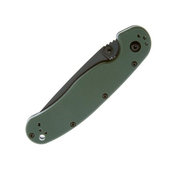 EDC нож Ontario Knife RAT II AUS-8 BB OD Green (ON8861OD), изображение 3