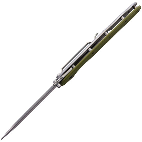 EDC нож Esee Knives Avispa SK5 Textured polymer OD Green (BRK1303OD), Покриття клинка: Satin, Колір: Зелений, Марка сталі: SK-5, Матеріал рукояті: Полімер, зображення 3